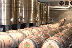 Take a winery tour - Hendry Barrel Room