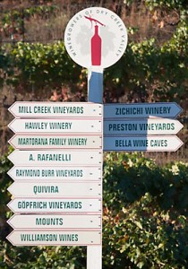west dry creek winery signs