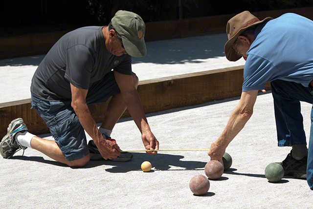 play bocce in wine country