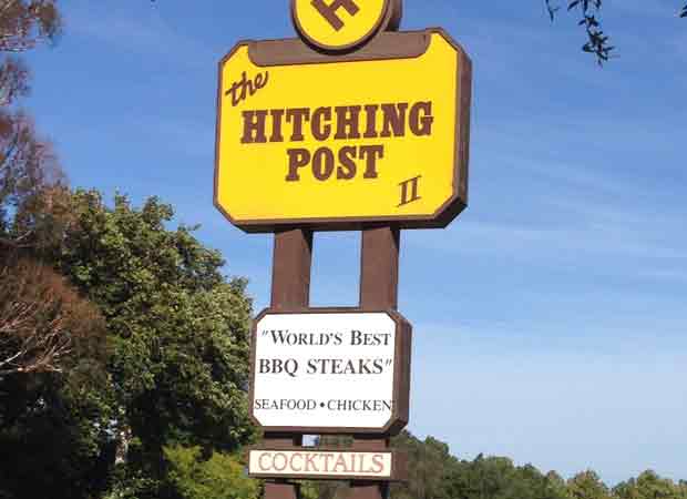 Hitching post in Buelton