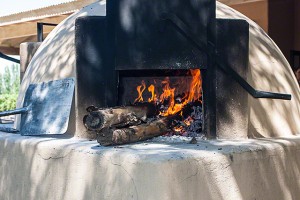 stone oven heating