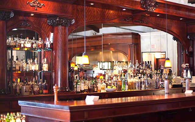 1880's Brunswick mahogany bar